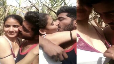 Jawan laundiya ke sath kheton mein banaya Desi Sex Clip