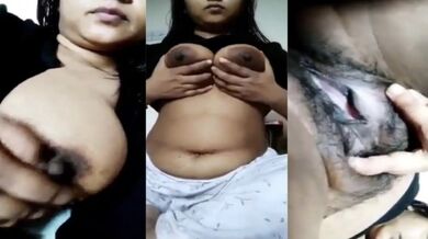 Big boobs aur baalon bhari chut dikhati hot Indian girl