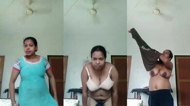 Camera ke saamne kapde badalti big boobs Tamil housewife
