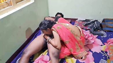Orange saree wali bhabhi ki chudai wali Indian Porn Film